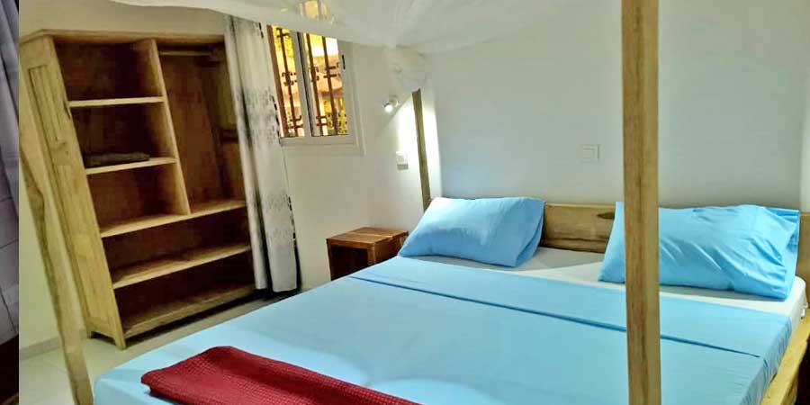 chambre à coucher appartement No Stress