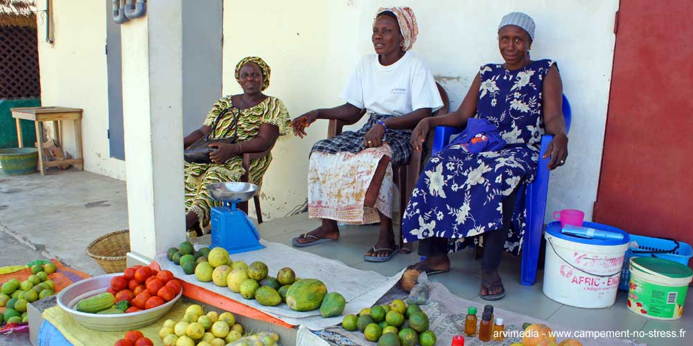 Marché de Cap Skirring vacances en casamance Sénégal