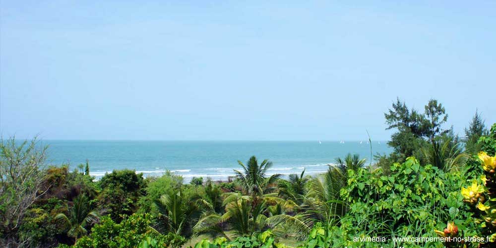 Campement No Stress bord de mer Cap Skirring Campement No Stress bord de mer Cap Skirring vue imprenable sur l'océan Atlantique tout proche du village de Kabrousse