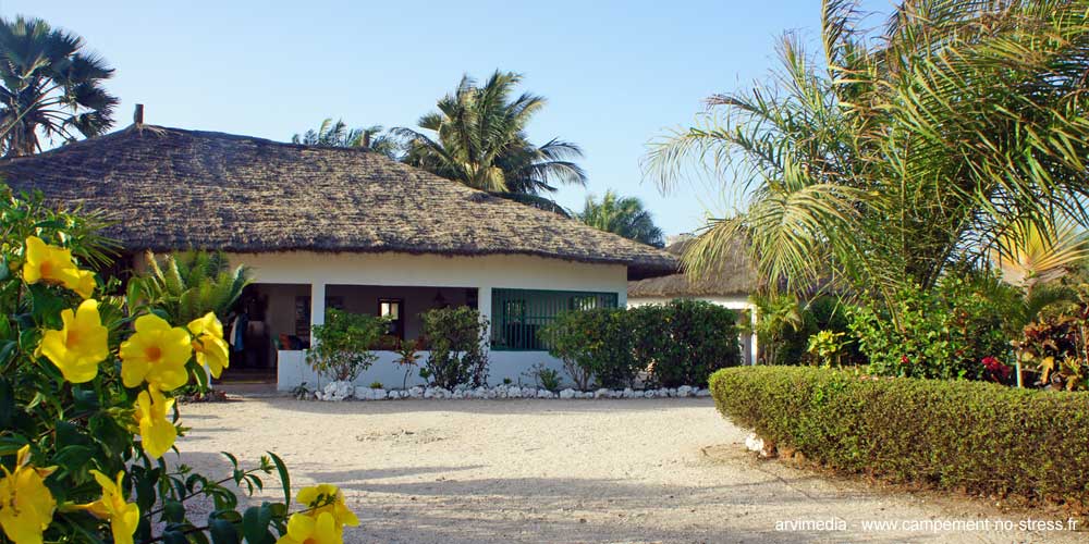 Restaurant de plage Cap Skirring vue sur mer Restaurant de plage Cap Skirring vue sur mer campement Sénégal