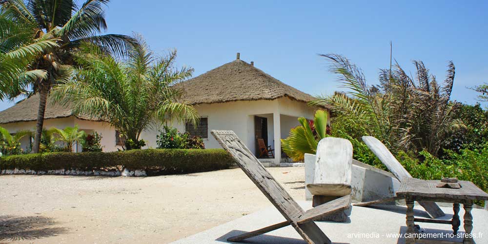 terrasse du restaurant le No Stress vue sur mer Terrasse avec vue sur l'océan moment de détente garanti.