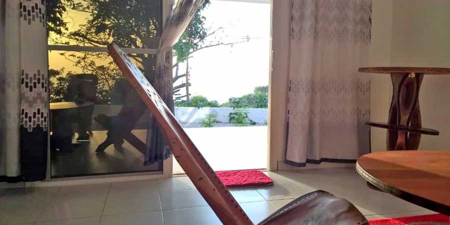 Ambiance douce et confortable salon appartement au bord de la mer casamance